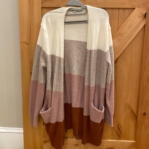 Madewell Kent Colorblock Cardigan